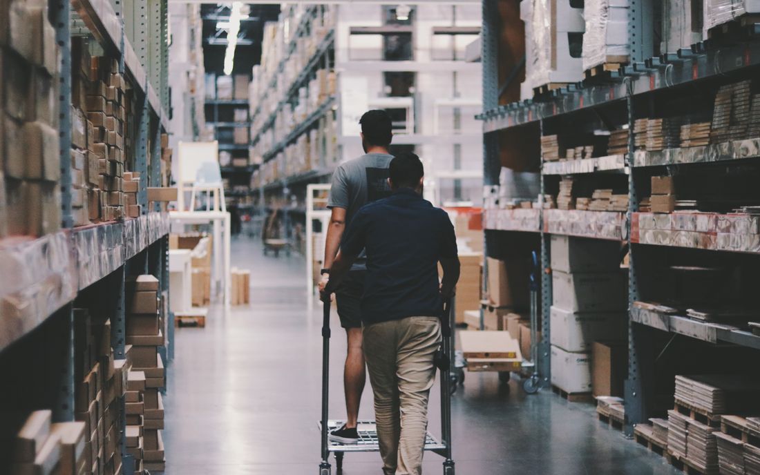 Storing stock at home or in a garage